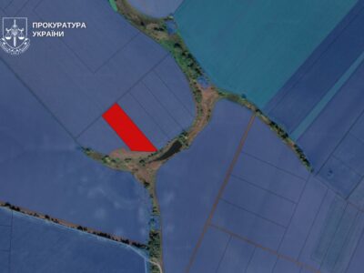 земельна ділянка на карті