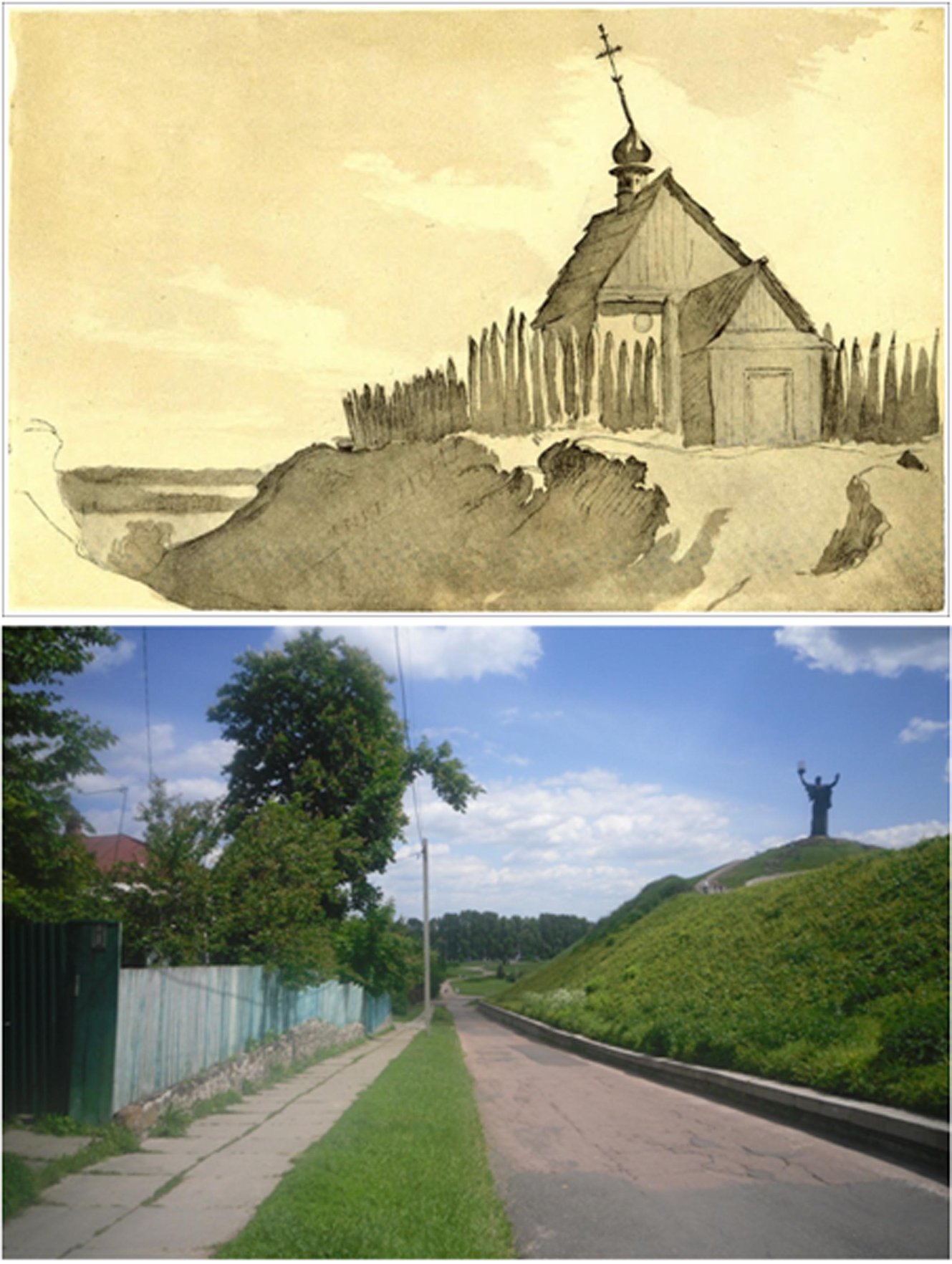 «Каплиця» Тараса Шевченка та Остріжний узвіз