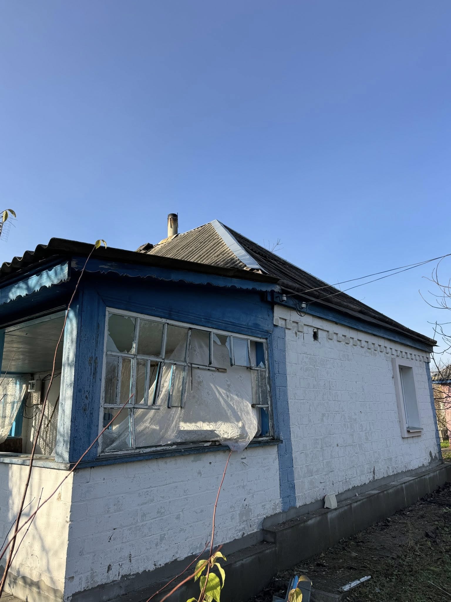 Пошкоджений будинок