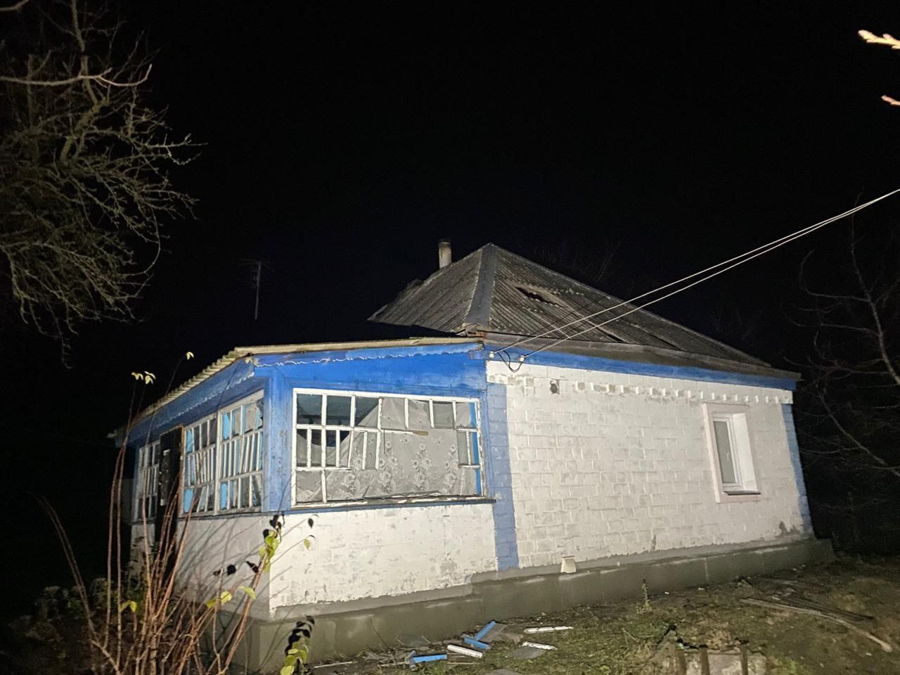 Пошкоджений будинок