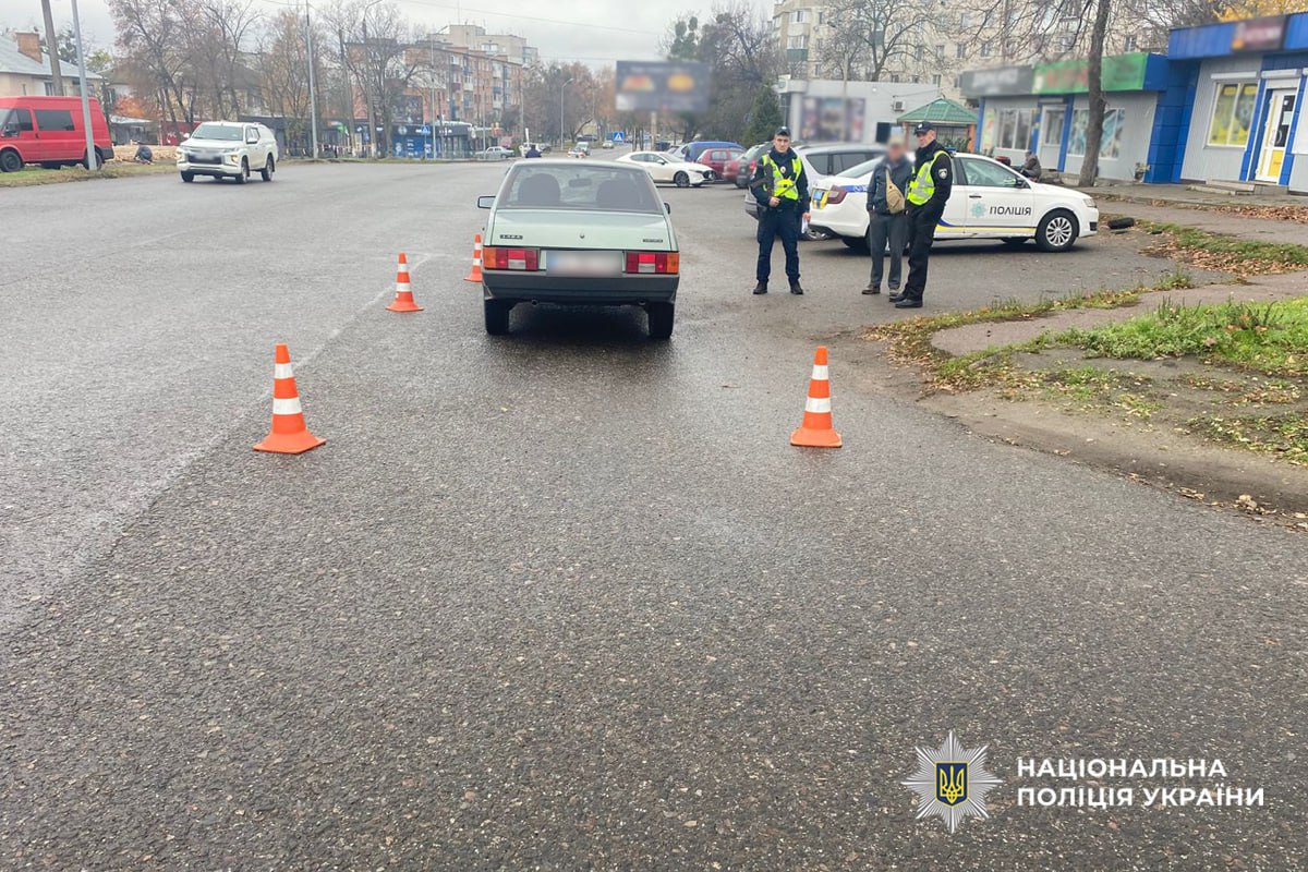 У Смілі водій «ВАЗ» наїхав на пішохіда (ФОТО)