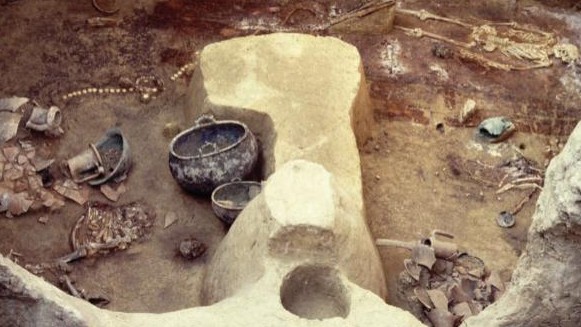 Центральна могила Великого Рижанівського кургану