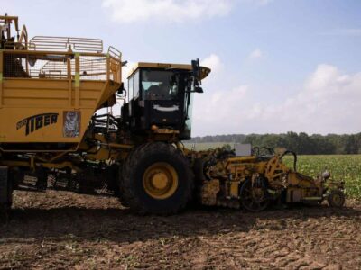 трактор в полі