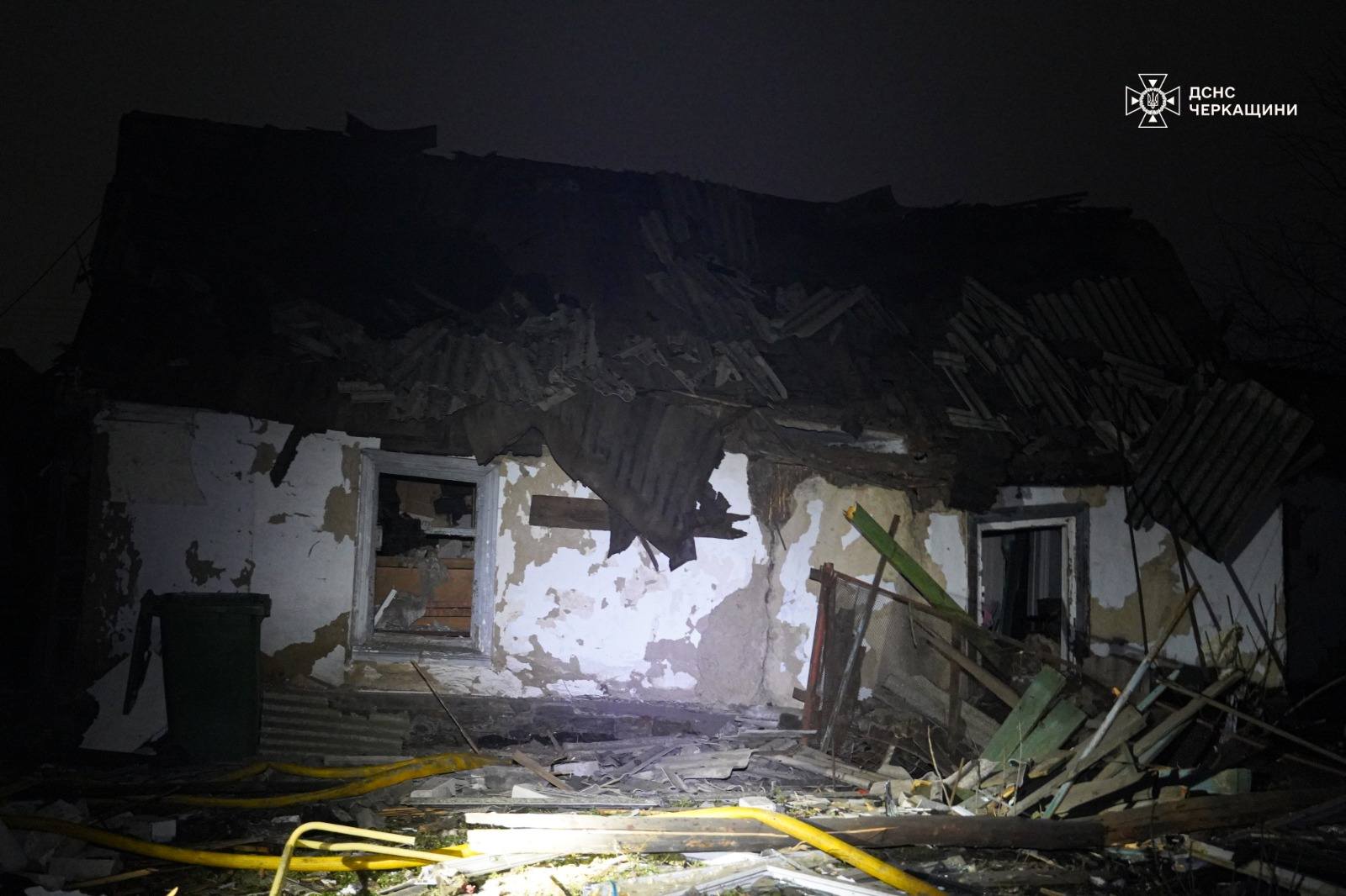 Пошкоджений будинок