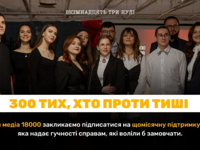 18000 збирає донаторів до дня народження