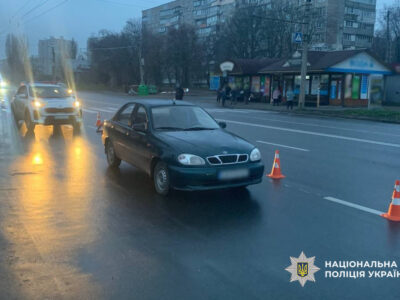 вулиця Черкас, де наїхали на жінку