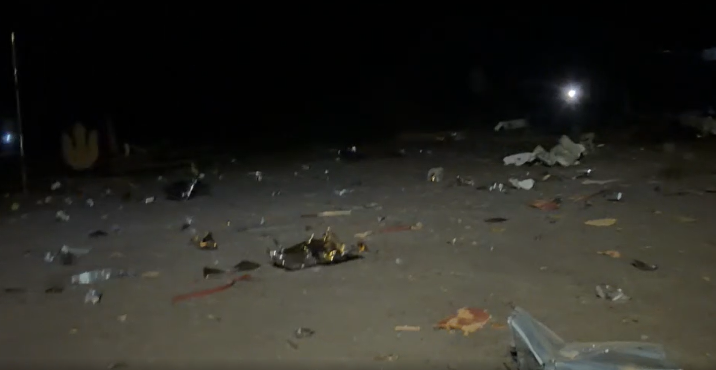 кладовище після удару