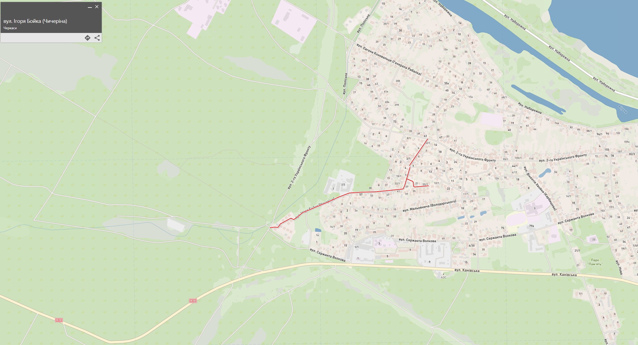 Вулиця Ігоря Бойка