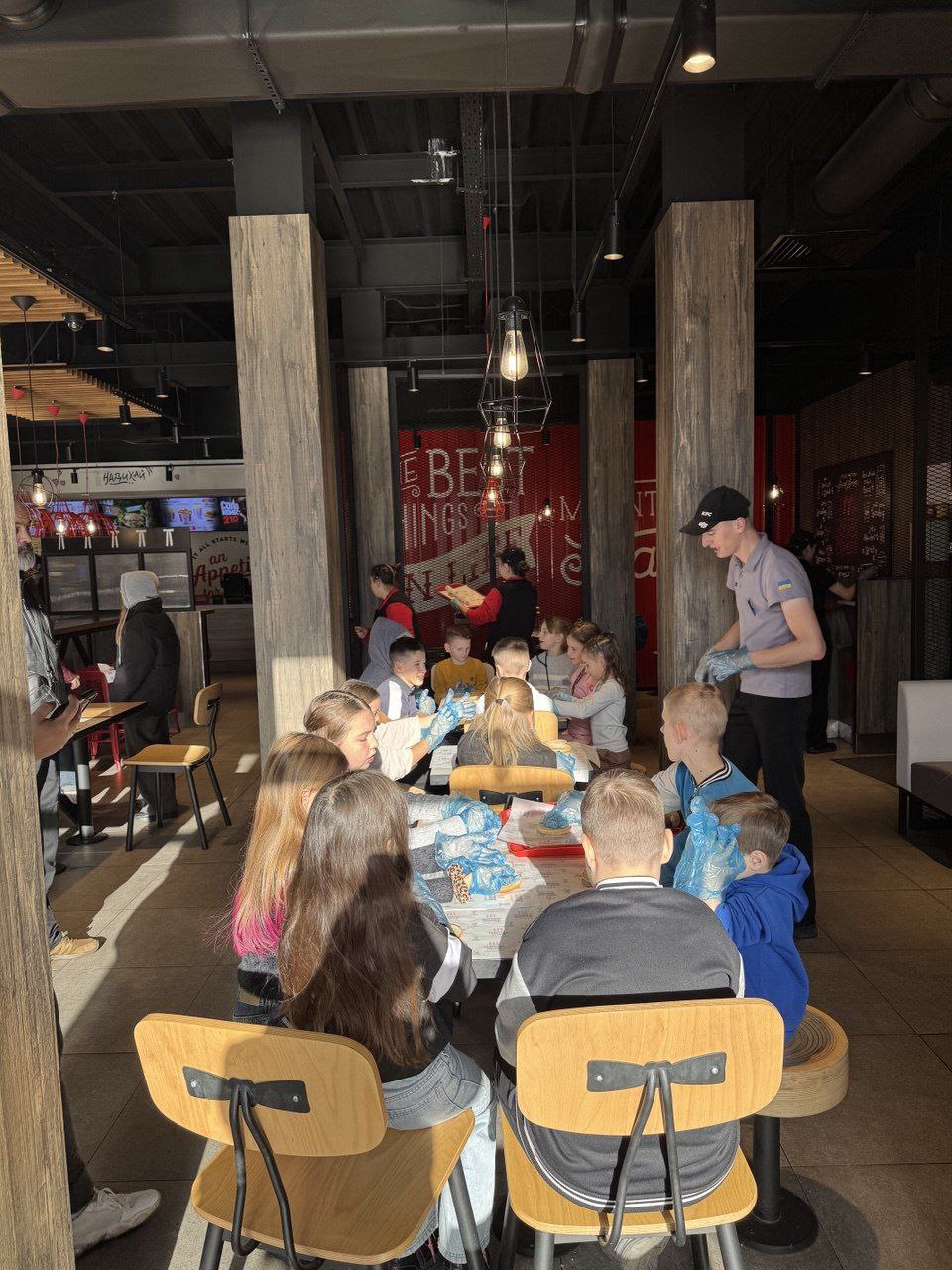 Діти ветеранів під час заходу