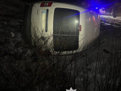 машина на боку Умань 20 січня