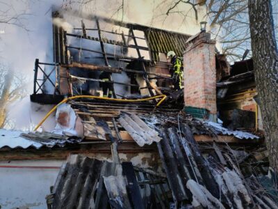 задимлений будинок 19 січня