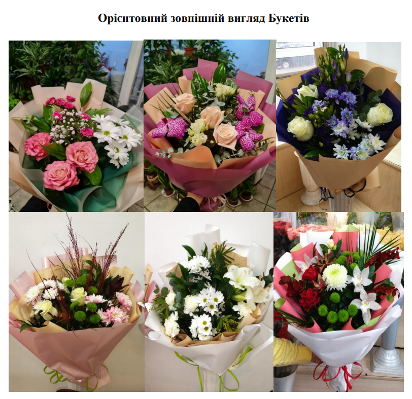 Приклад квітів 