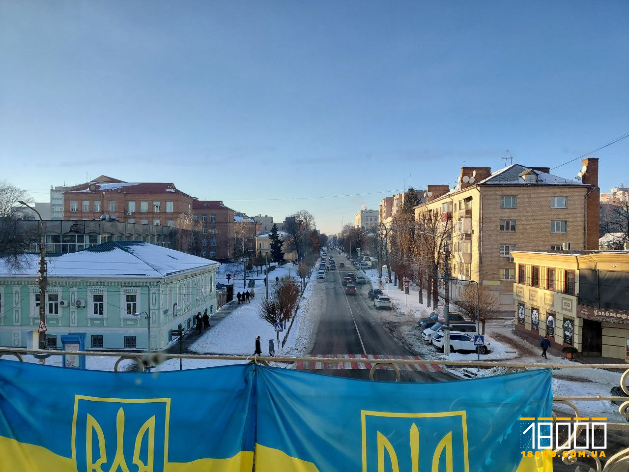 Вид на Хрещатик із Палацу одружень