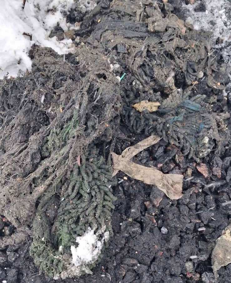 Із каналізації в Черкасах витягли килим (ФОТО)