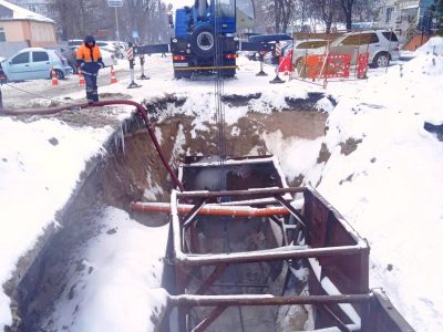 ремонт колектора на вул. Гоголя