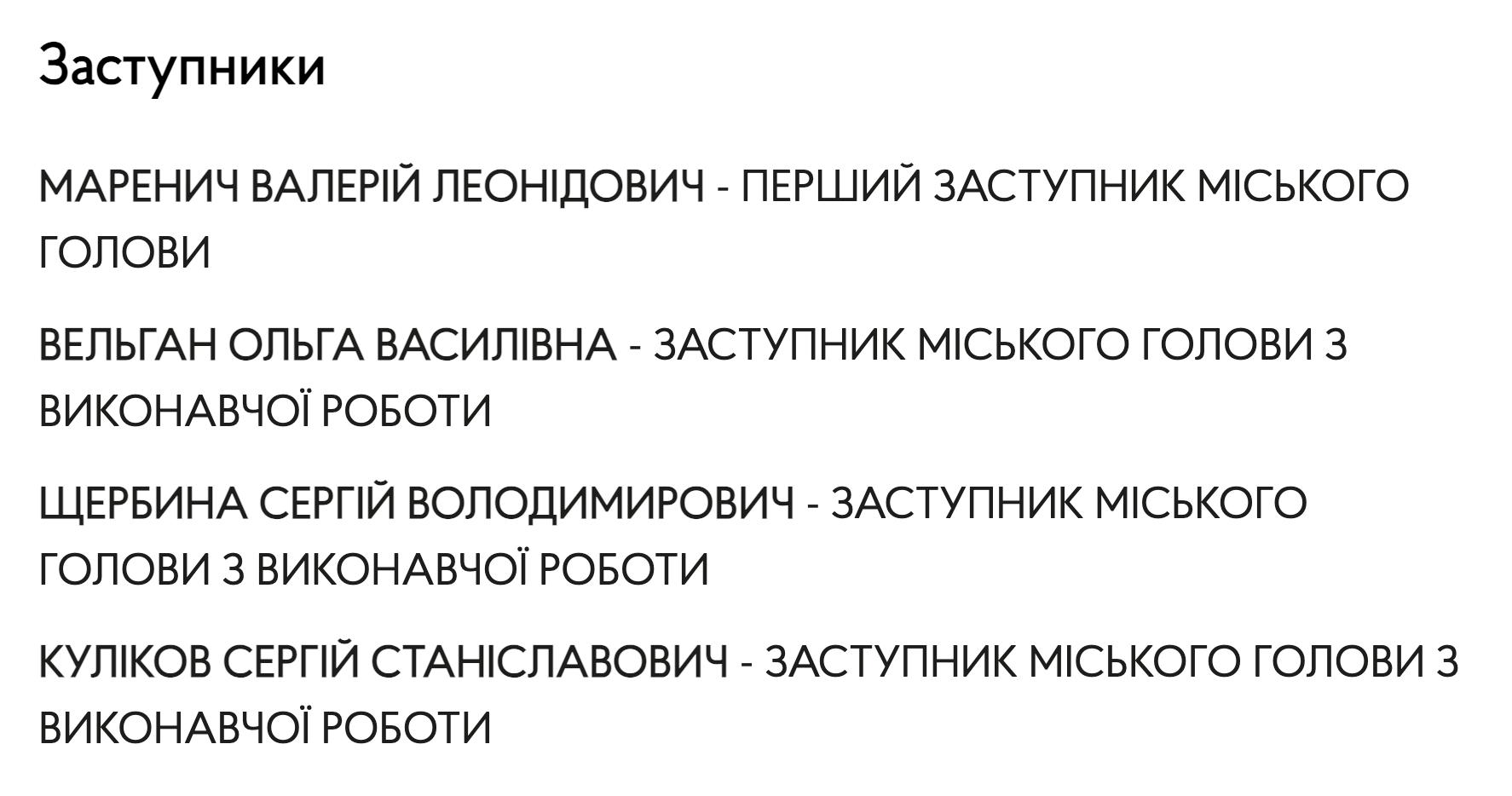 Заступник мера