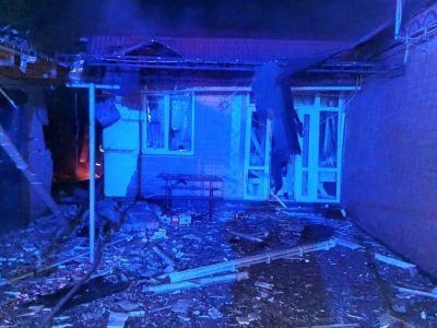 Пошкоджений будинок після обстрілу 7 березня