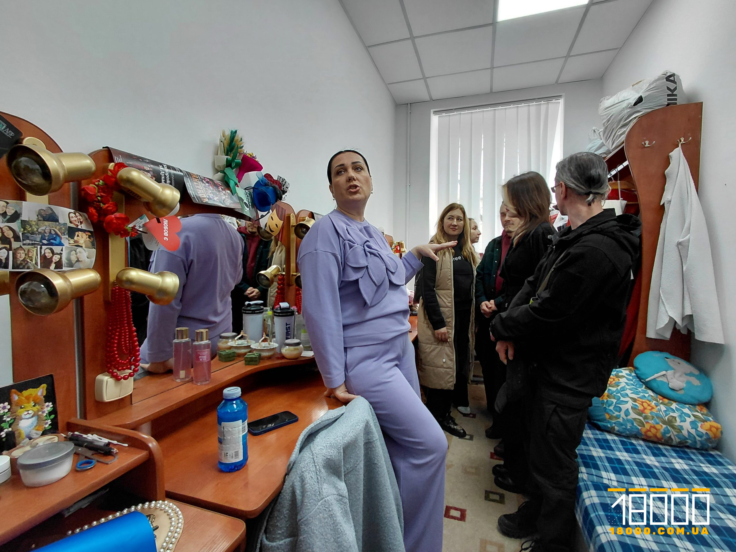 Гримерка актриси Олена Брехарі