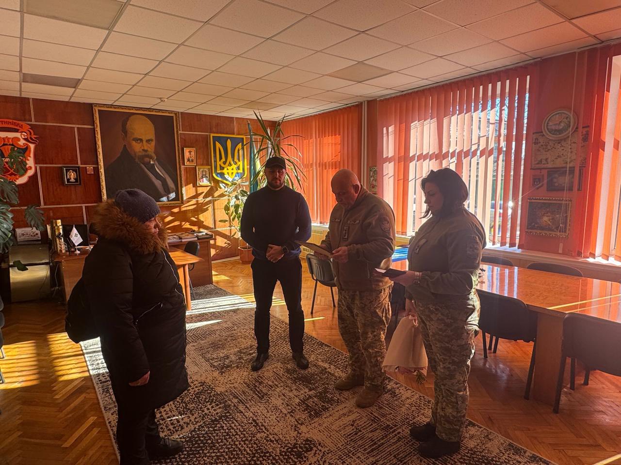 Захисника з Христинівської громади посмертно нагородили медаллю (ФОТО)