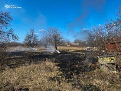 горіння трави