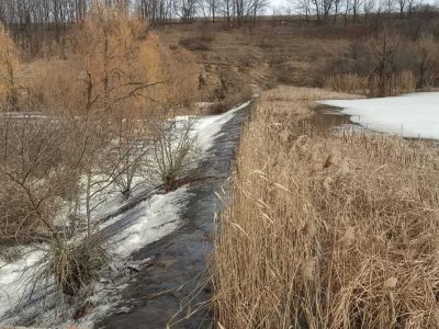 затоплена дорога між Черкащиною та Кіровоградщиною