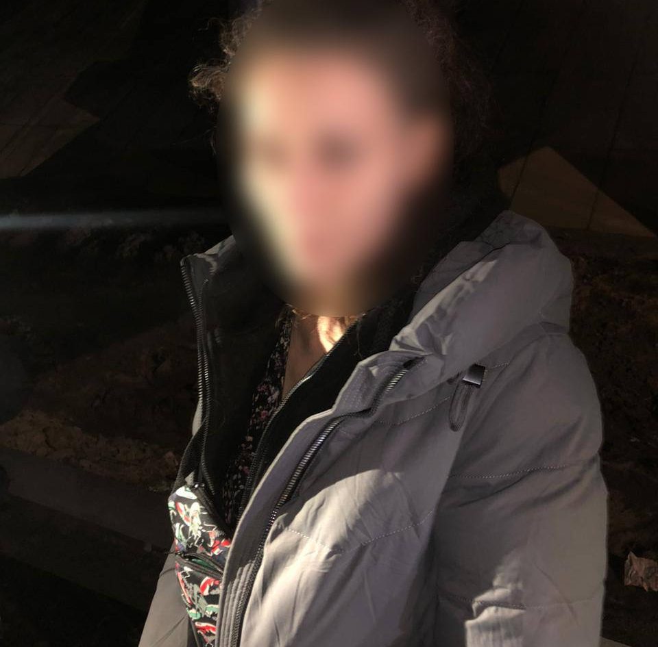 затримана жінка