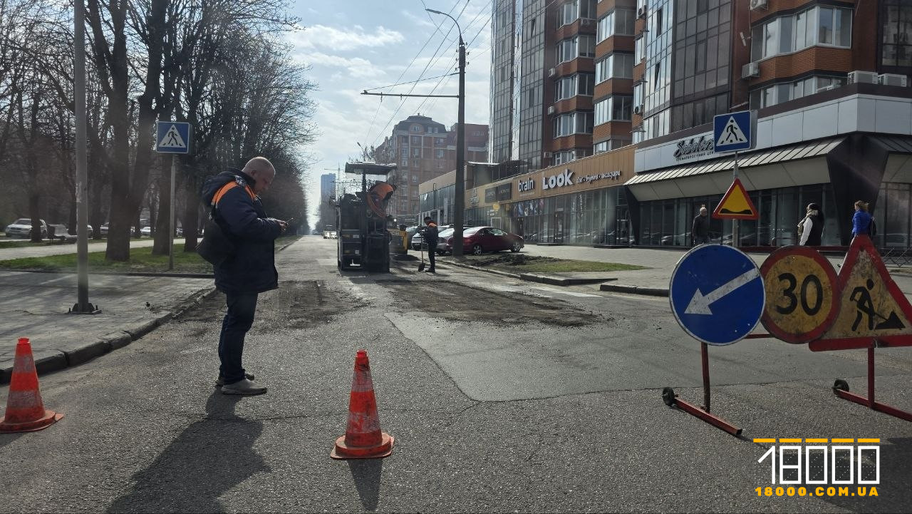 ремонт дороги