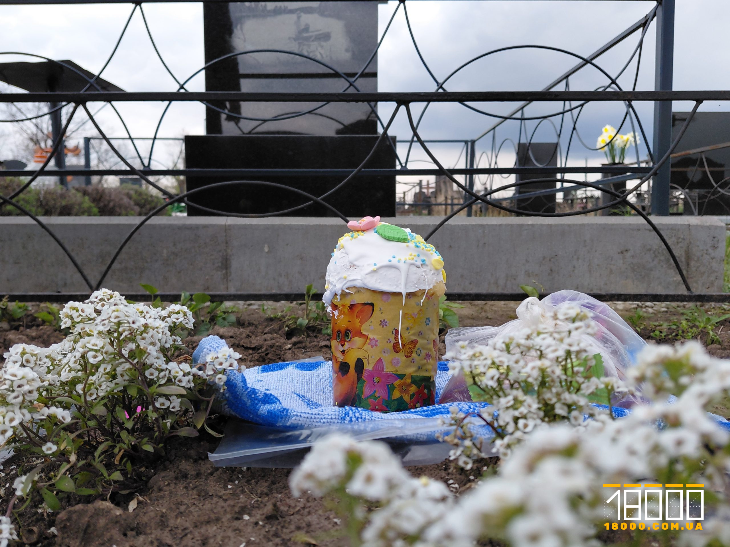 паска на могилі