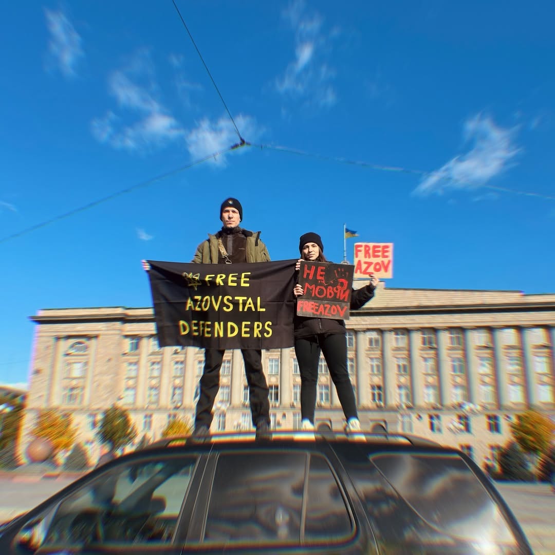 Андрій Колдов на акції на честь безвісти зниклих та полонених військових