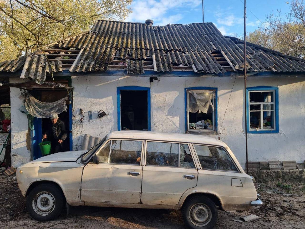 Пошкоджений будинок