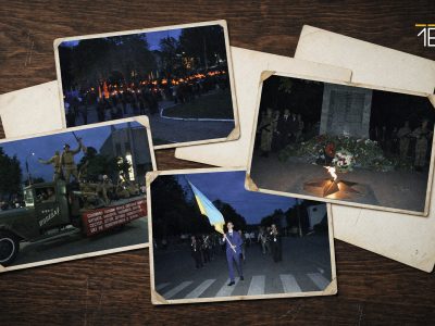фотографії на столі