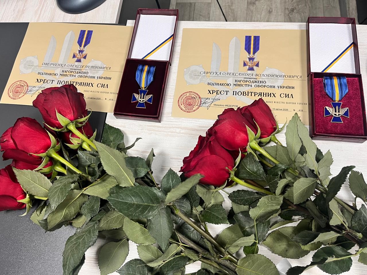 На Уманщині родинам двох полеглих захисників передали нагороди (ФОТО)