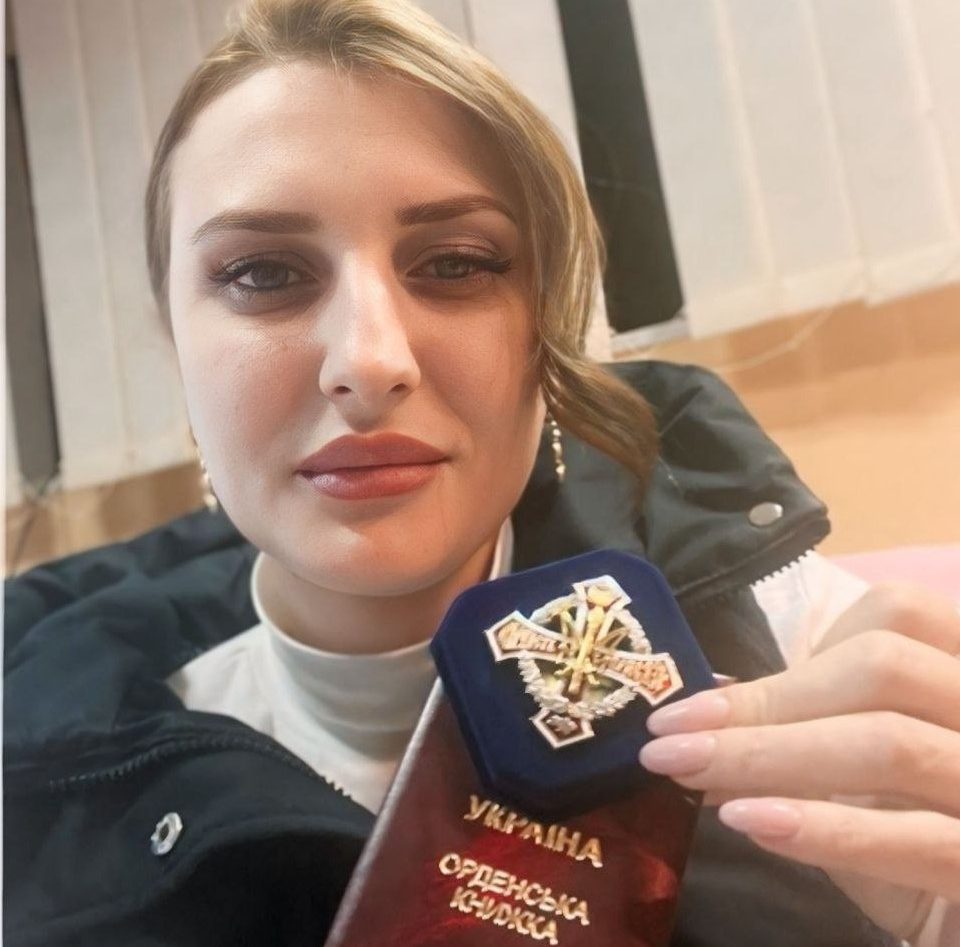 Черкащанку нагородили орденом «За вірність присязі»