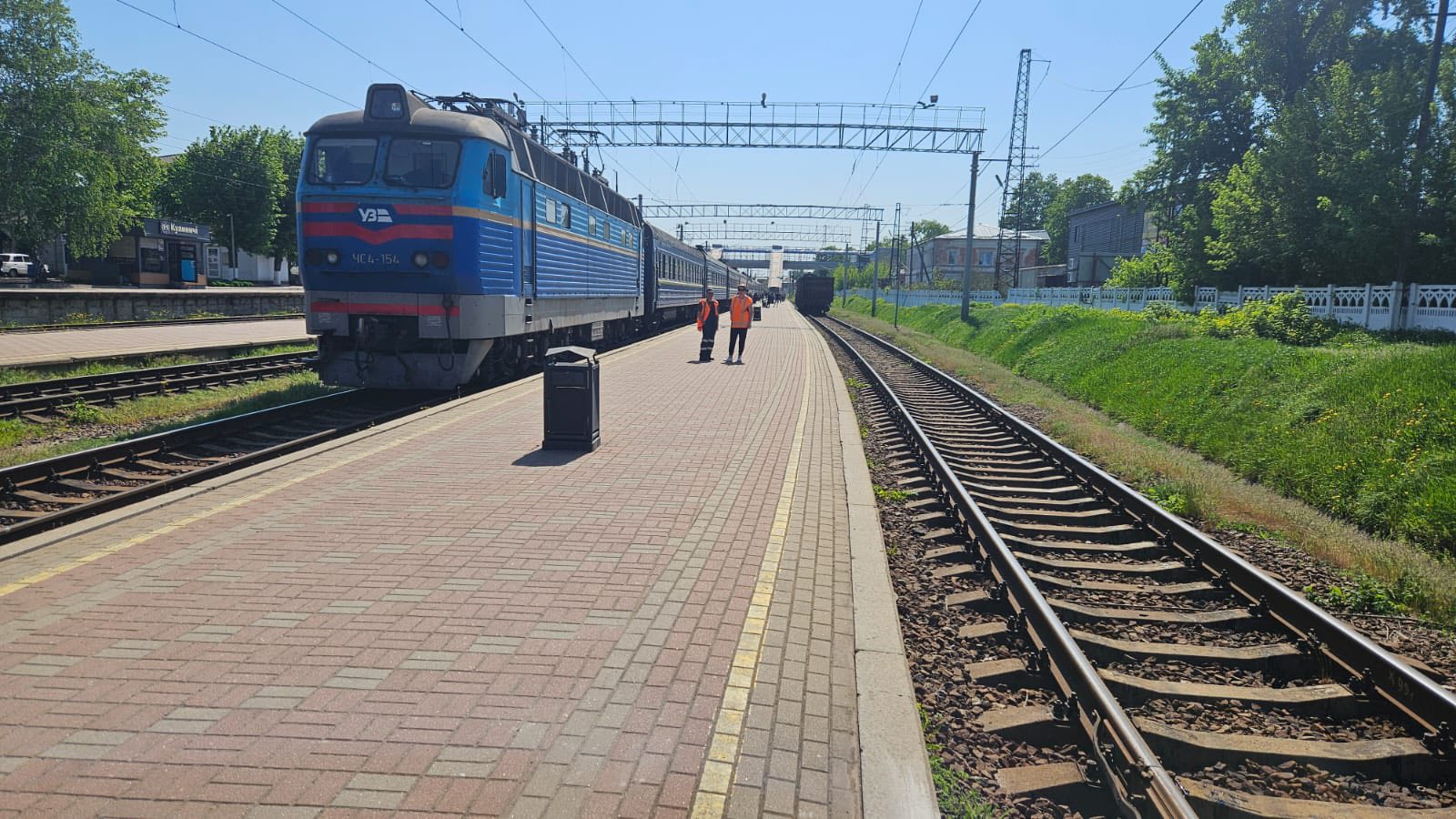 Обстріляний росіянами поїзд, що їде через Черкащину, прибув за розкладом