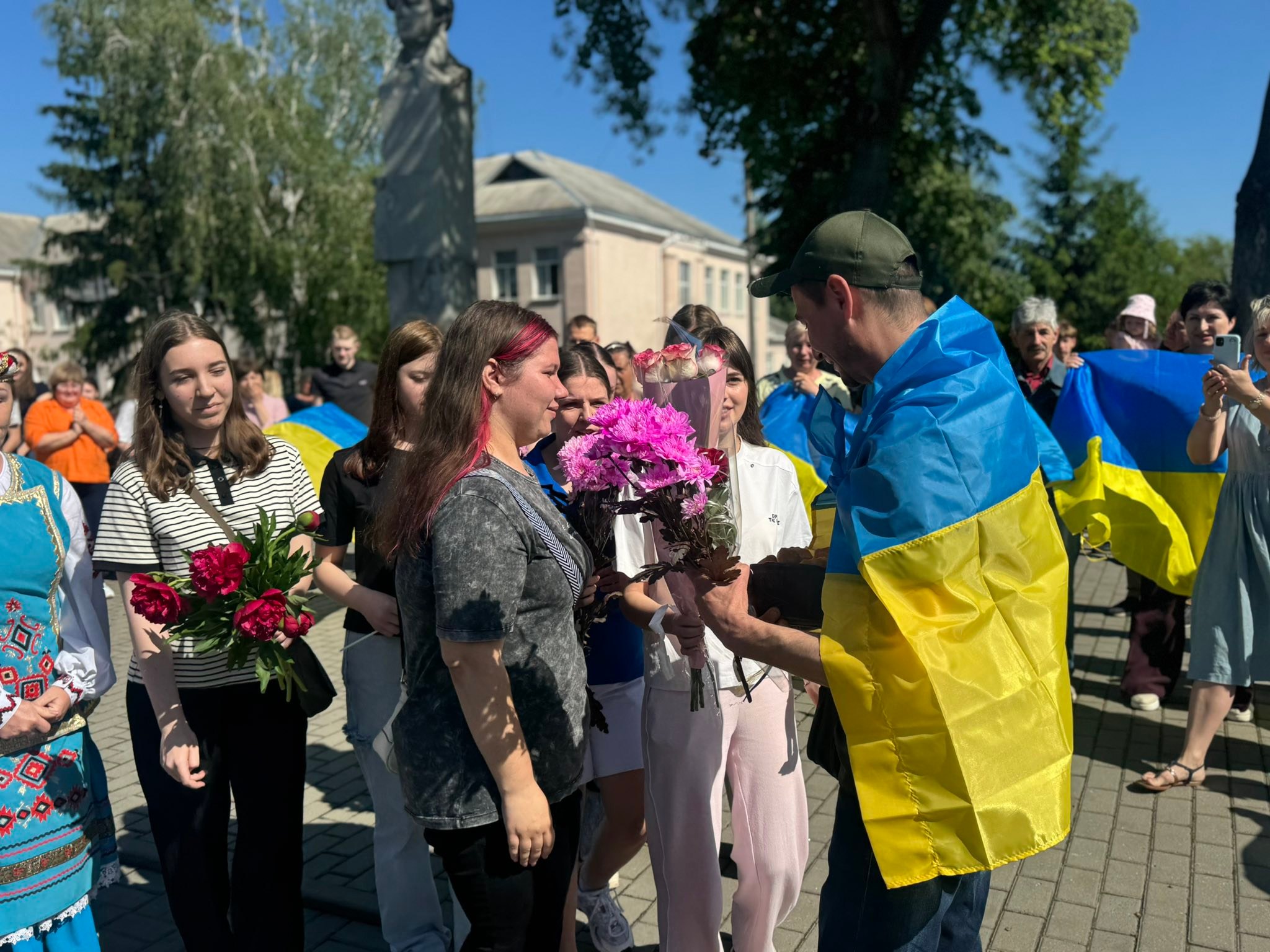 Вручення квітів