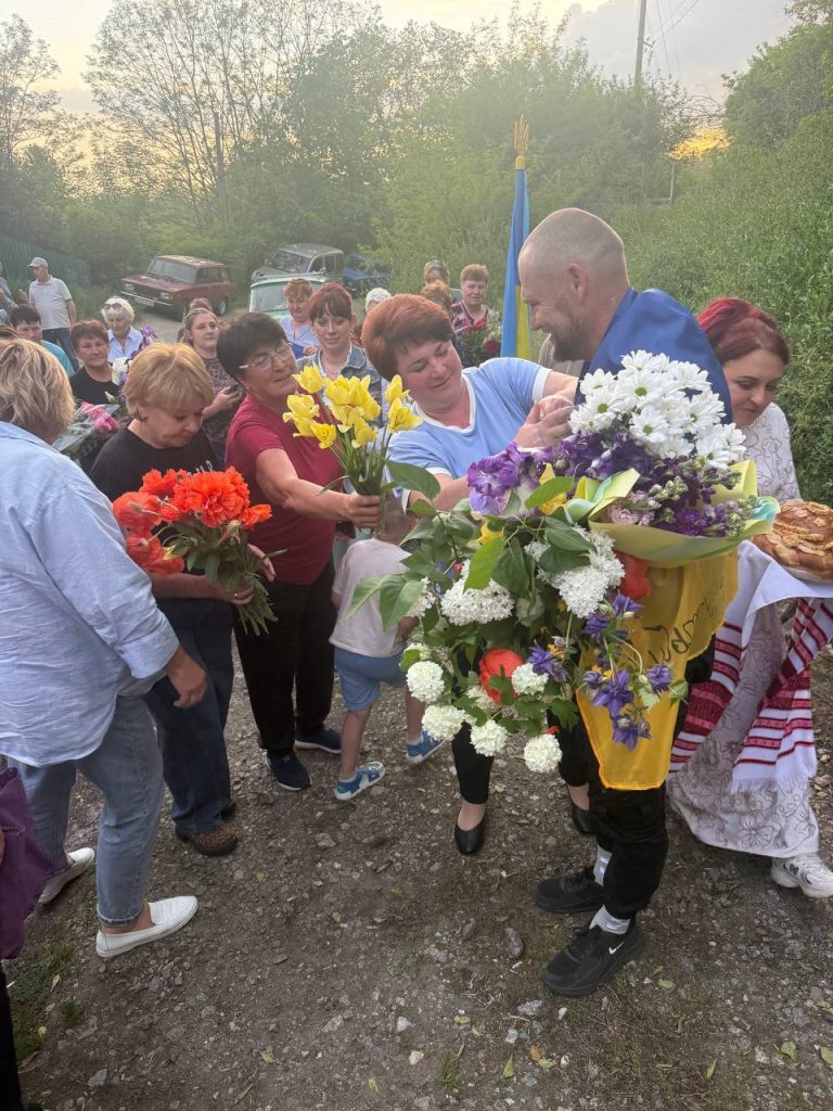 Звільнений з полону військовий