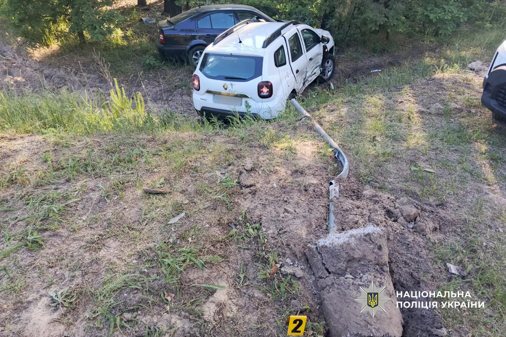 авто у кюветі