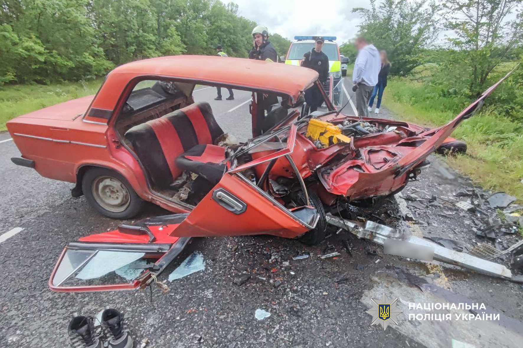 Смертельна аварія на Уманщині: через невдалий обгін загинув пасажир, ще троє людей у лікарні