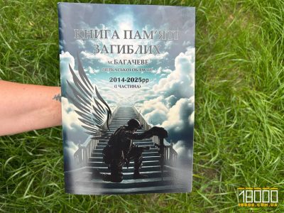 Синя обкладинка книги на траві