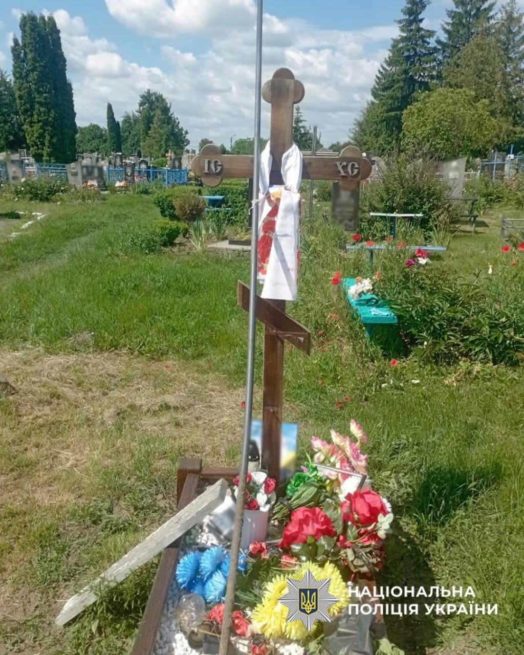 Рідний брат полеглого військового пошкодив його могилу на Звенигородщині, – поліція