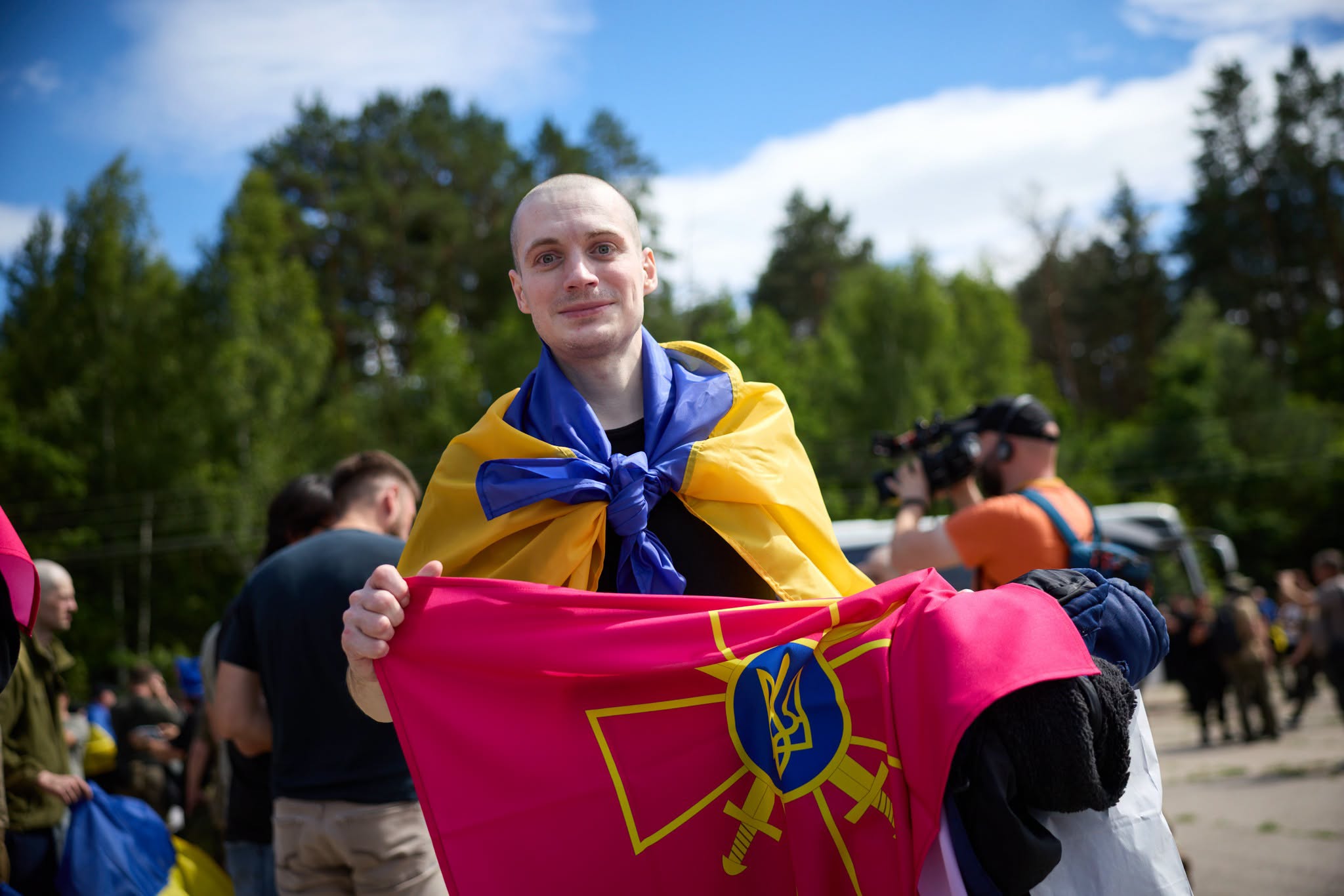 Звільнений із полону українець