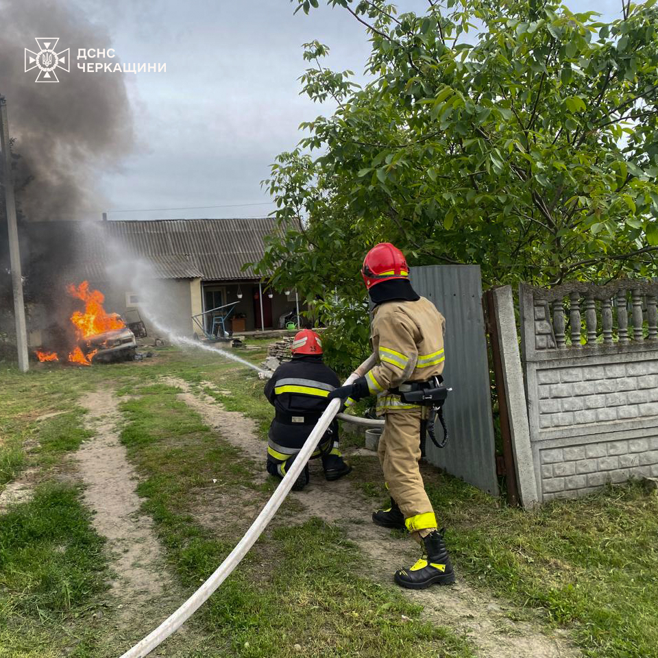 На Звенигородщині горів ВАЗ