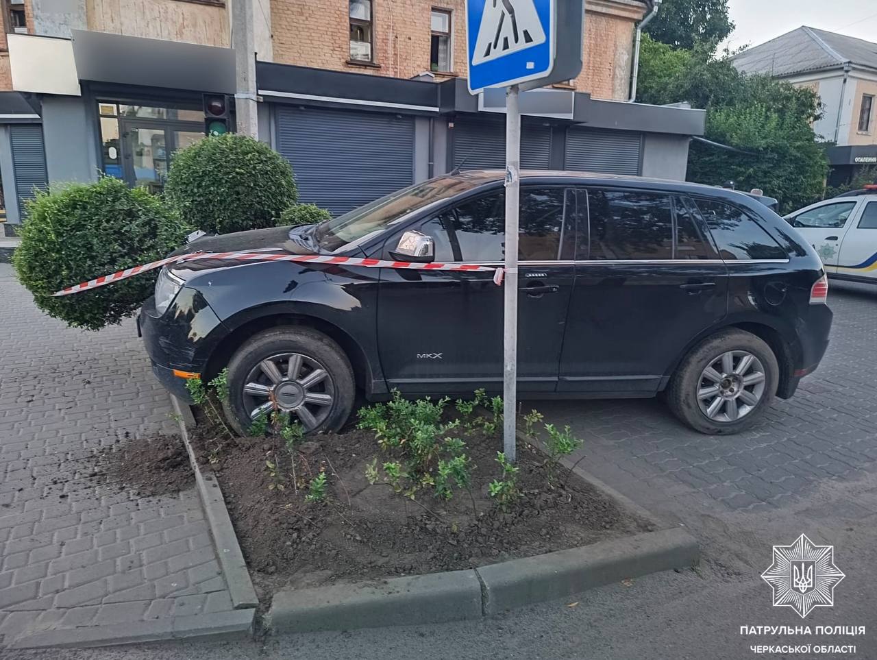 П’яний водій Lincoln врізався в дерево у Черкасах