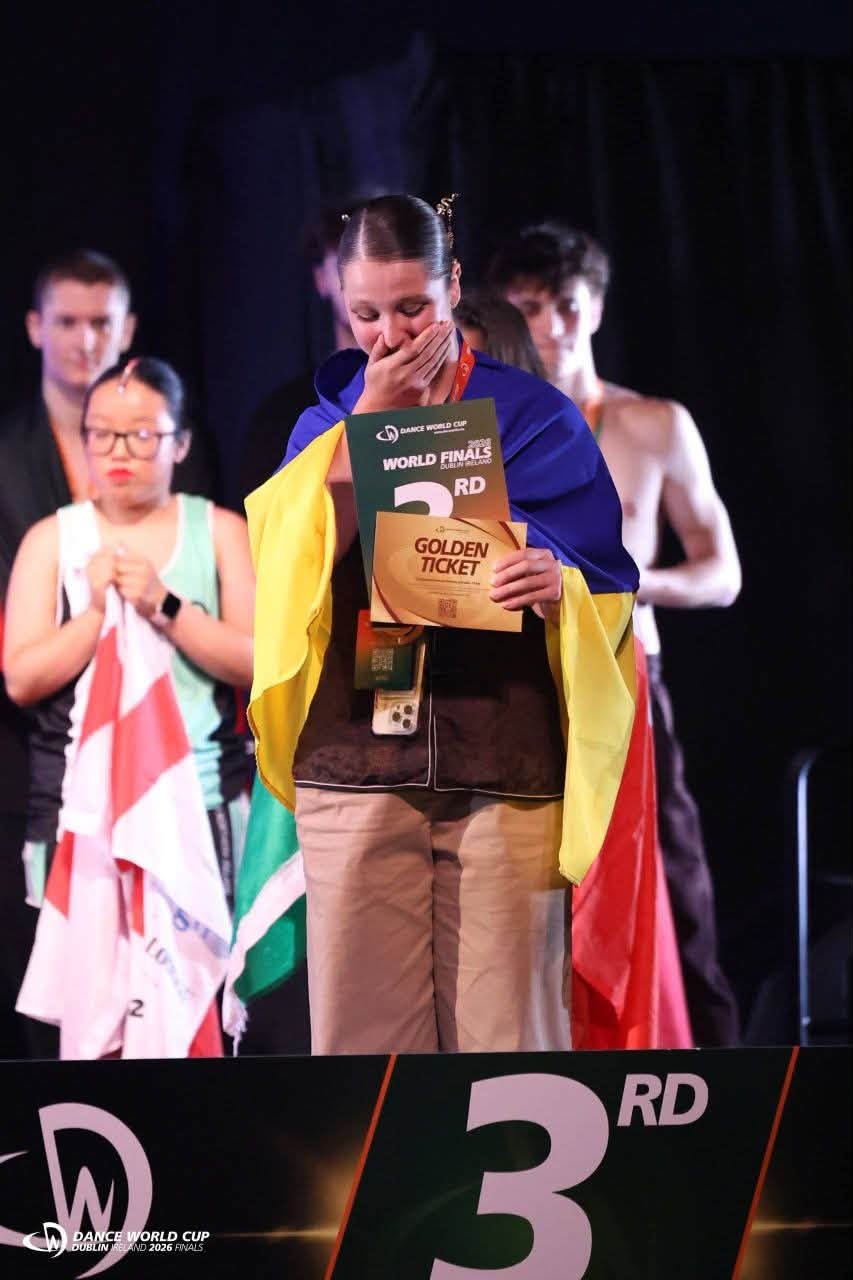 Танцівниця з Умані здобула «бронзу» на чемпіонаті світу в Ірландії
