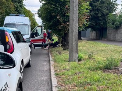 Аварія з мотоциклістом у Черкасах