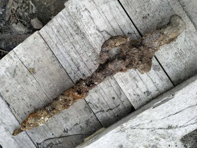 У Черкасах знайшли багнет до французької гвинтівки 1874 року