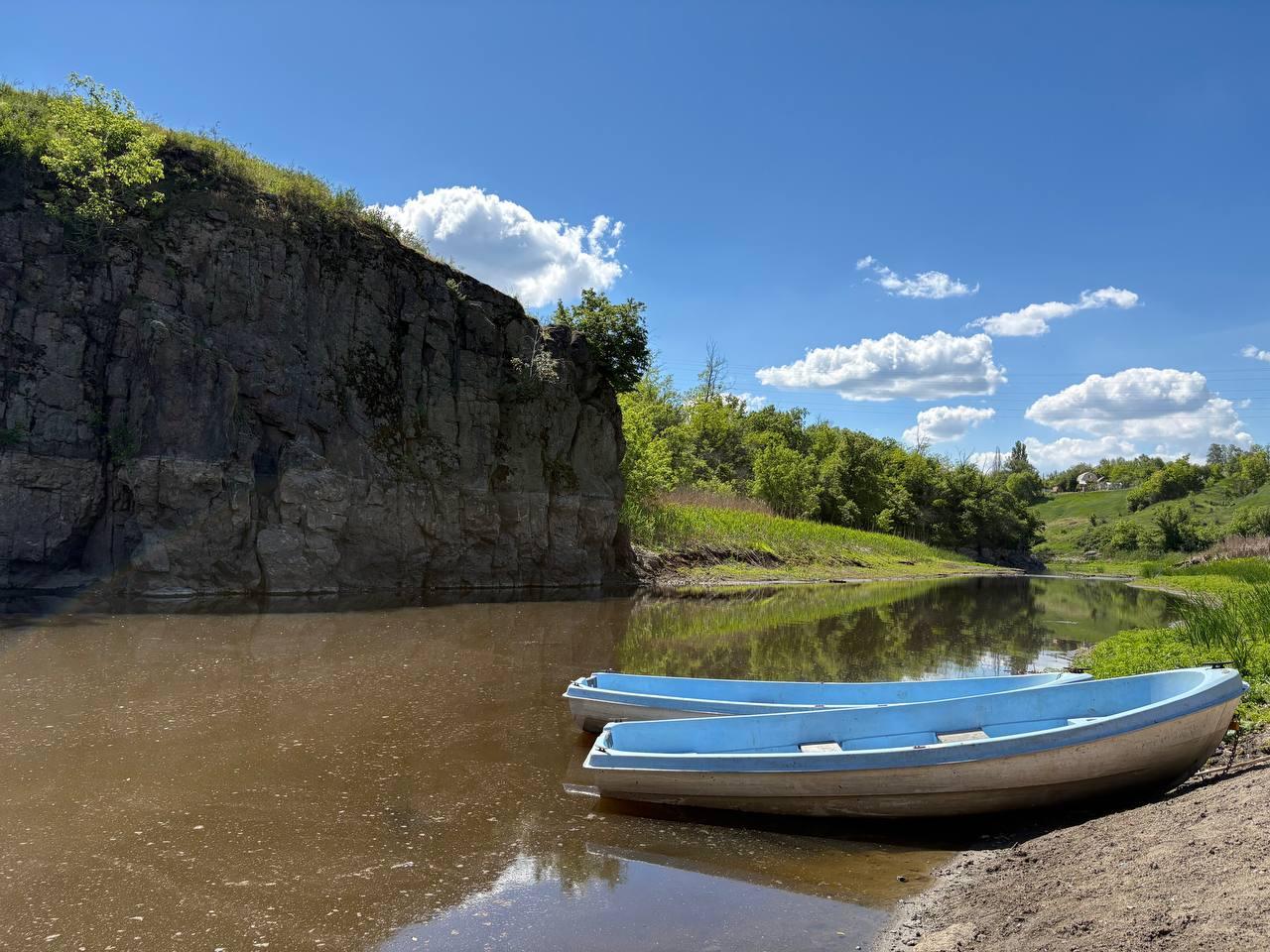 човен на каньйоні, Черкащина