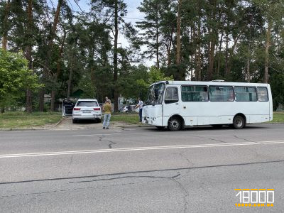 ДТП між аудіо та маршруткою в Черкасах 10 липня