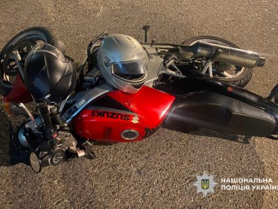 ДТП у Смілі за участі мотоцикла та автівки