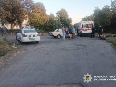 ДТП з мотоциклом на Черкащині
